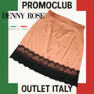 Пола Denny Rose, шоколадово кафява, размер 44, 97% полиестер, Италия